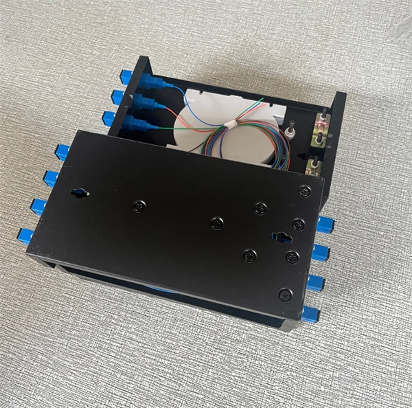 Safe distance between cables and optical fibers and the ground